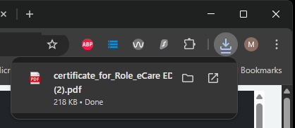Download Certificate