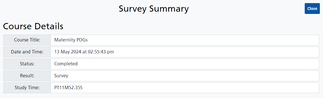 Survey breakdown part a