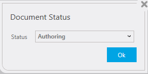 Document status filter.