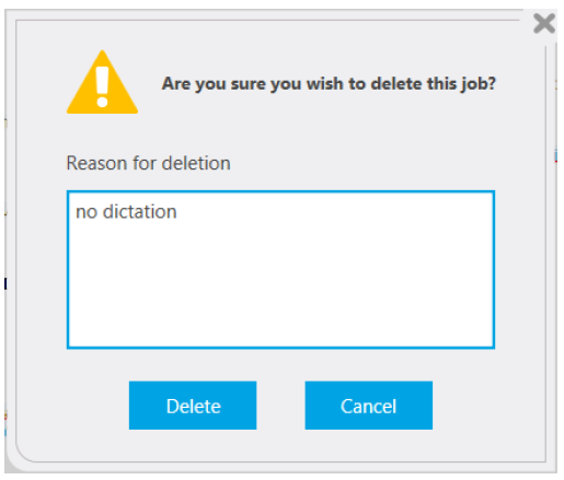 Select and open the job 2.