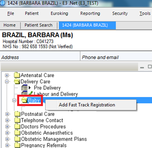 Add Fast Track Registration
