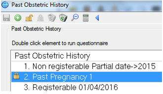 The Past Obstetric History.